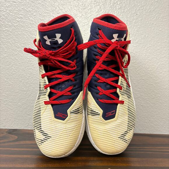 Under Armour Curry Hoop Nation Men’s Size 10 USA Color 1274425-107 Lace Up Shoes main image 7